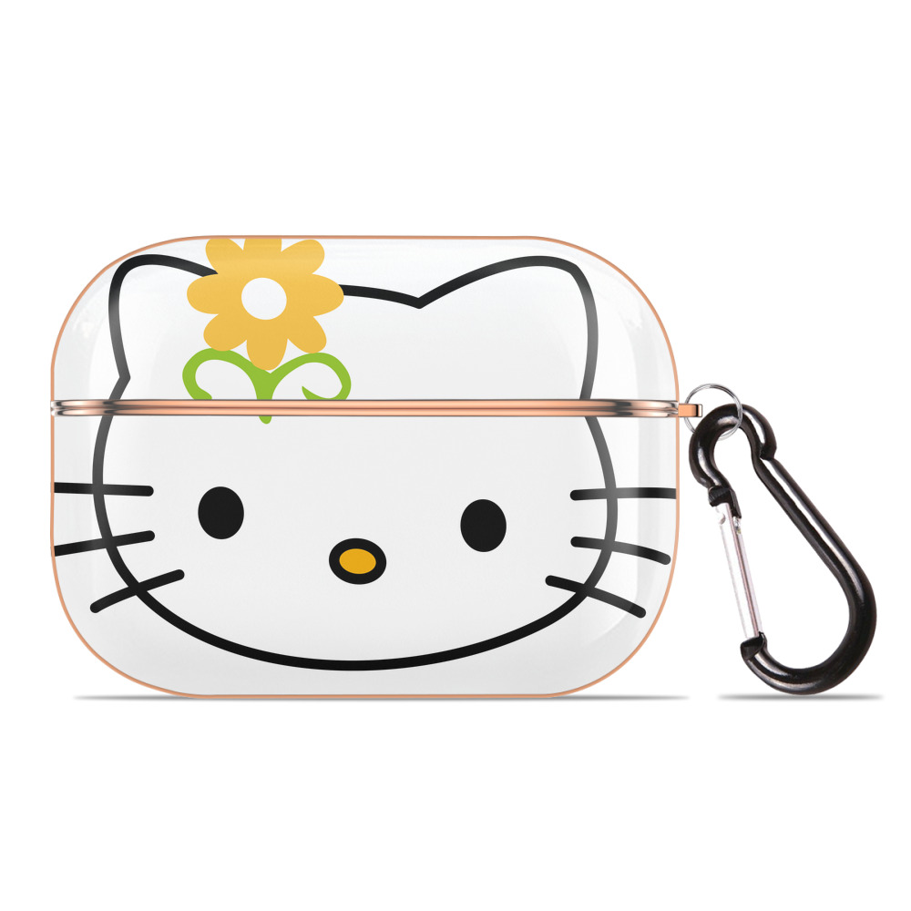 （画像用） Hello Kitty ハローキティ 【AirPods Pro用】ハードシェル保護ケース｜耐衝撃・防指紋・カラビナ付き商品仕様