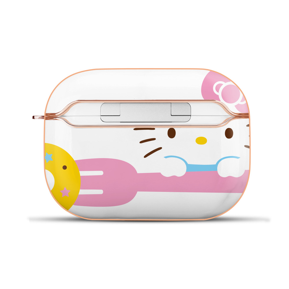 （画像用） Hello Kitty ハローキティ 【AirPods Pro用】ハードシェル保護ケース｜耐衝撃・防指紋・カラビナ付き商品仕様