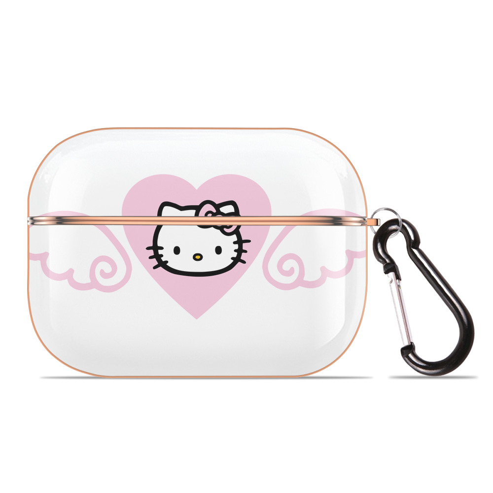 （画像用） Hello Kitty ハローキティ 【AirPods Pro用】ハードシェル保護ケース｜耐衝撃・防指紋・カラビナ付き商品仕様