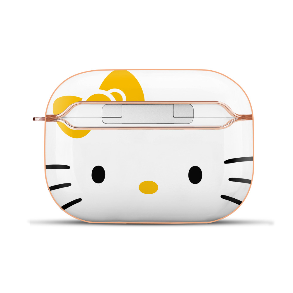 （画像用） Hello Kitty ハローキティ 【AirPods Pro用】ハードシェル保護ケース｜耐衝撃・防指紋・カラビナ付き商品仕様