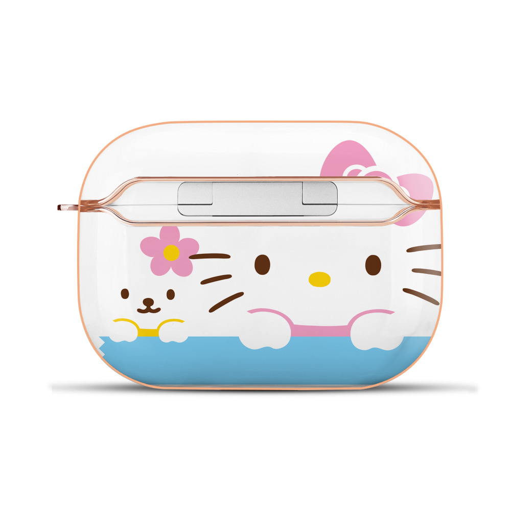 （画像用） Hello Kitty ハローキティ 【AirPods Pro用】ハードシェル保護ケース｜耐衝撃・防指紋・カラビナ付き商品仕様