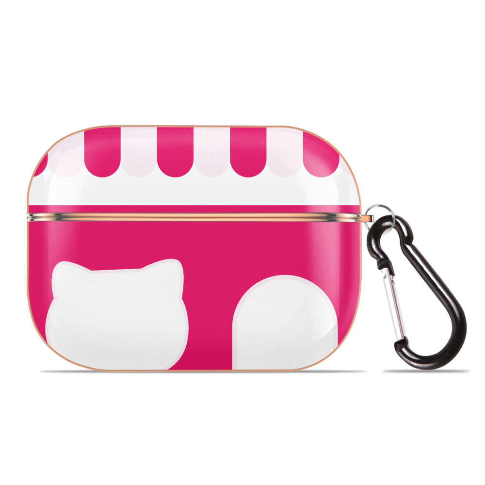 （画像用） Hello Kitty ハローキティ 【AirPods Pro用】ハードシェル保護ケース｜耐衝撃・防指紋・カラビナ付き商品仕様