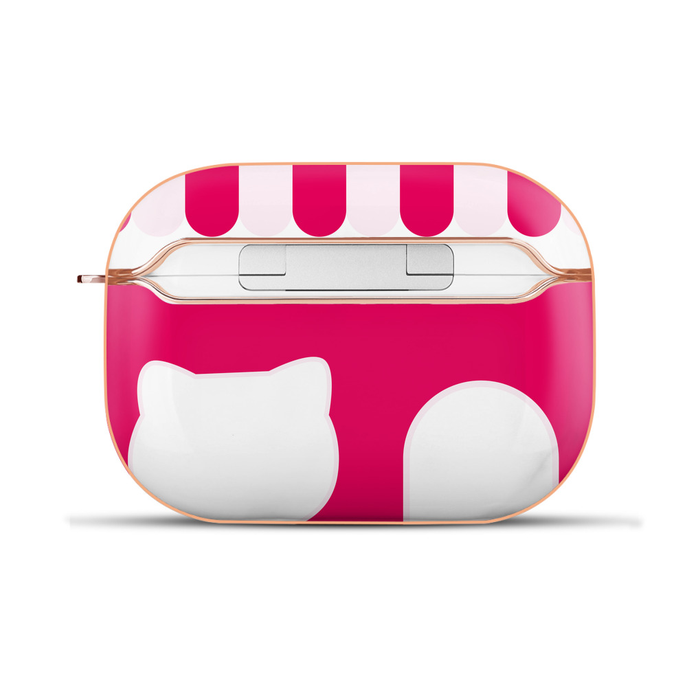 （画像用） Hello Kitty ハローキティ 【AirPods Pro用】ハードシェル保護ケース｜耐衝撃・防指紋・カラビナ付き商品仕様