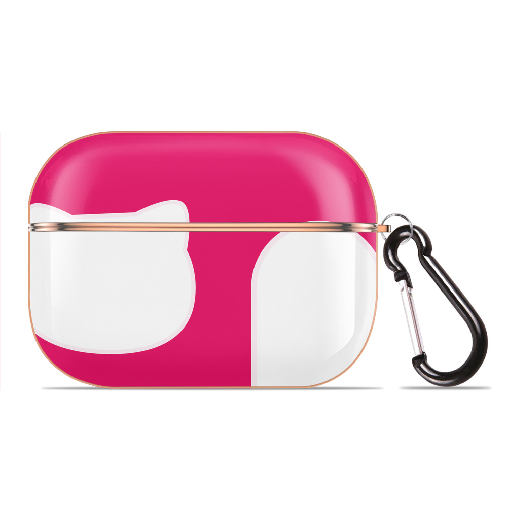 （画像用） Hello Kitty ハローキティ 【AirPods Pro用】ハードシェル保護ケース｜耐衝撃・防指紋・カラビナ付き商品仕様