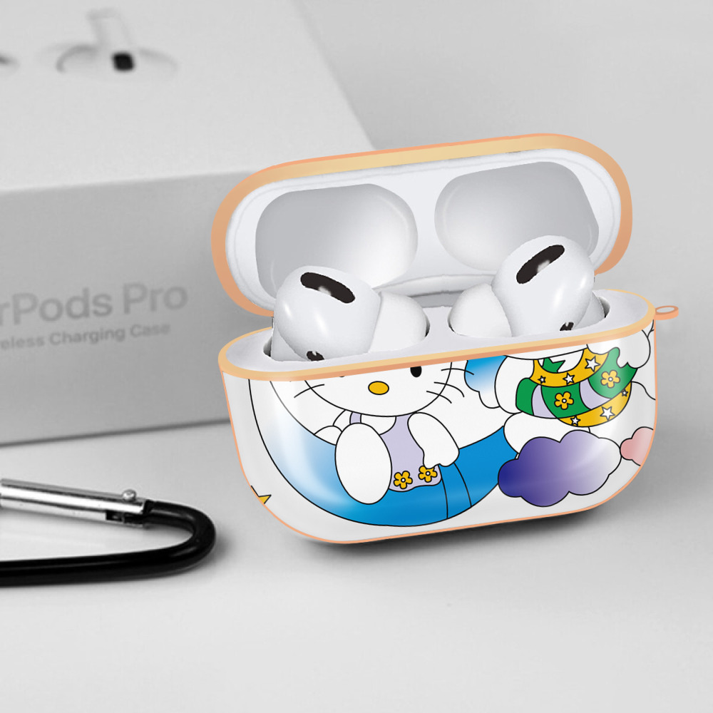 Hello Kitty ハローキティ 【AirPods Pro用】ハードシェル保護ケース｜耐衝撃・防指紋・カラビナ付き商品仕様