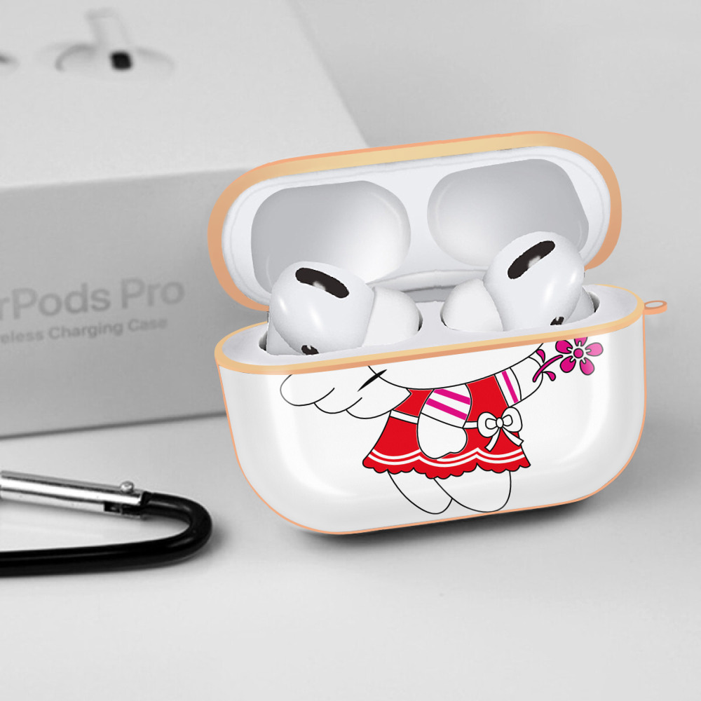 Hello Kitty ハローキティ 【AirPods Pro用】ハードシェル保護ケース｜耐衝撃・防指紋・カラビナ付き商品仕様