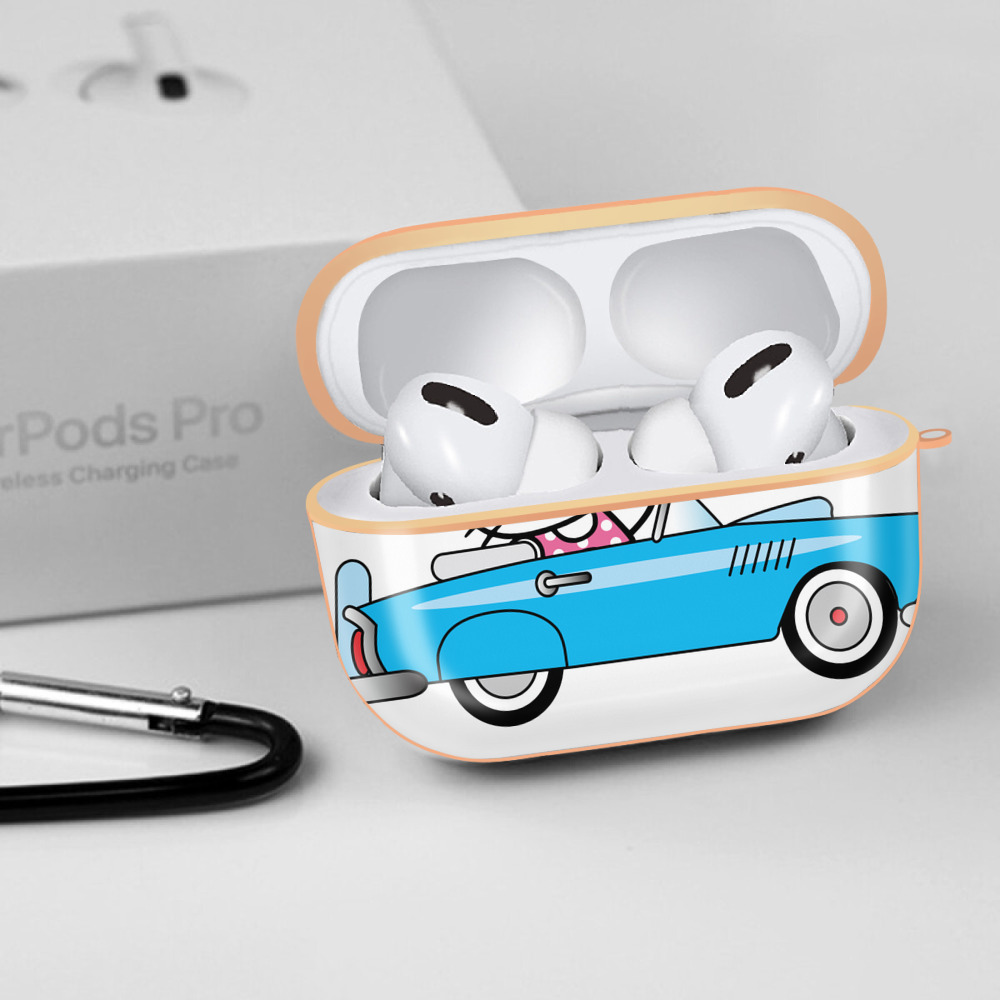 Hello Kitty ハローキティ 【AirPods Pro用】ハードシェル保護ケース｜耐衝撃・防指紋・カラビナ付き商品仕様