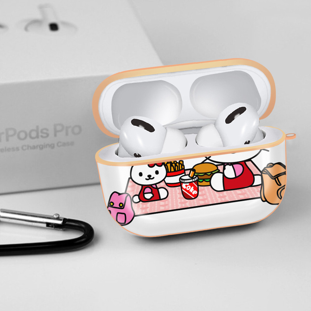Hello Kitty ハローキティ 【AirPods Pro用】ハードシェル保護ケース｜耐衝撃・防指紋・カラビナ付き商品仕様
