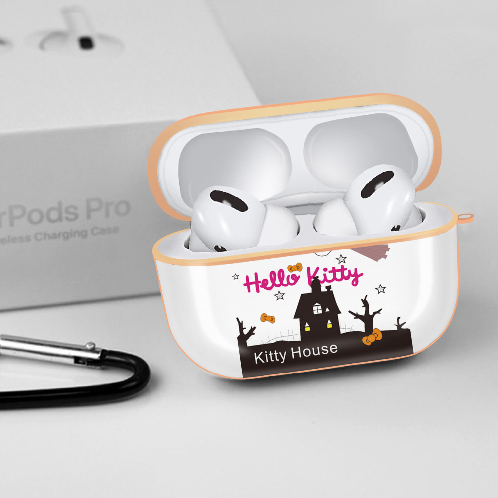 Hello Kitty ハローキティ 【AirPods Pro用】ハードシェル保護ケース｜耐衝撃・防指紋・カラビナ付き商品仕様