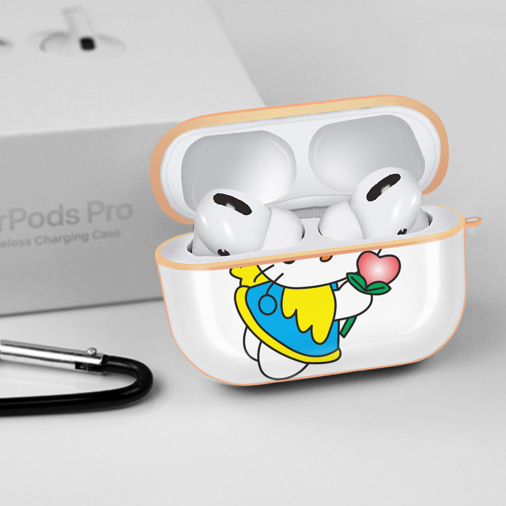 Hello Kitty ハローキティ 【AirPods Pro用】ハードシェル保護ケース｜耐衝撃・防指紋・カラビナ付き商品仕様