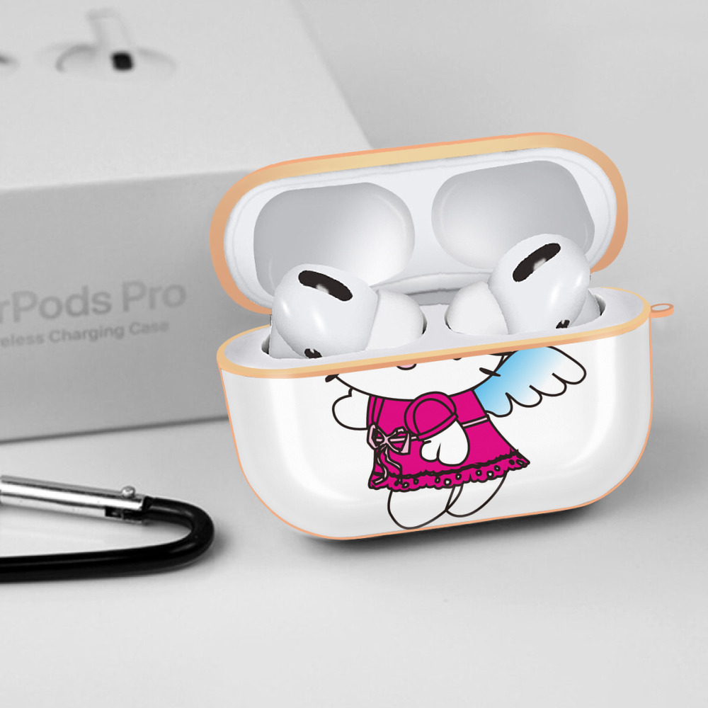 Hello Kitty ハローキティ 【AirPods Pro用】ハードシェル保護ケース｜耐衝撃・防指紋・カラビナ付き商品仕様
