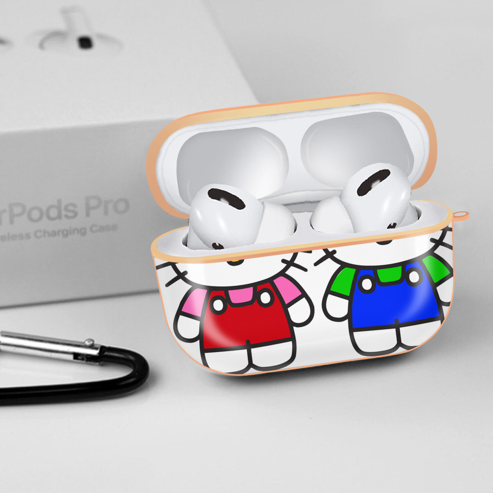 Hello Kitty ハローキティ 【AirPods Pro用】ハードシェル保護ケース｜耐衝撃・防指紋・カラビナ付き商品仕様