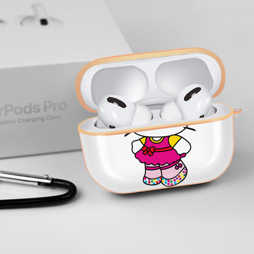 Hello Kitty ハローキティ 【AirPods Pro用】ハードシェル保護ケース｜耐衝撃・防指紋・カラビナ付き商品仕様