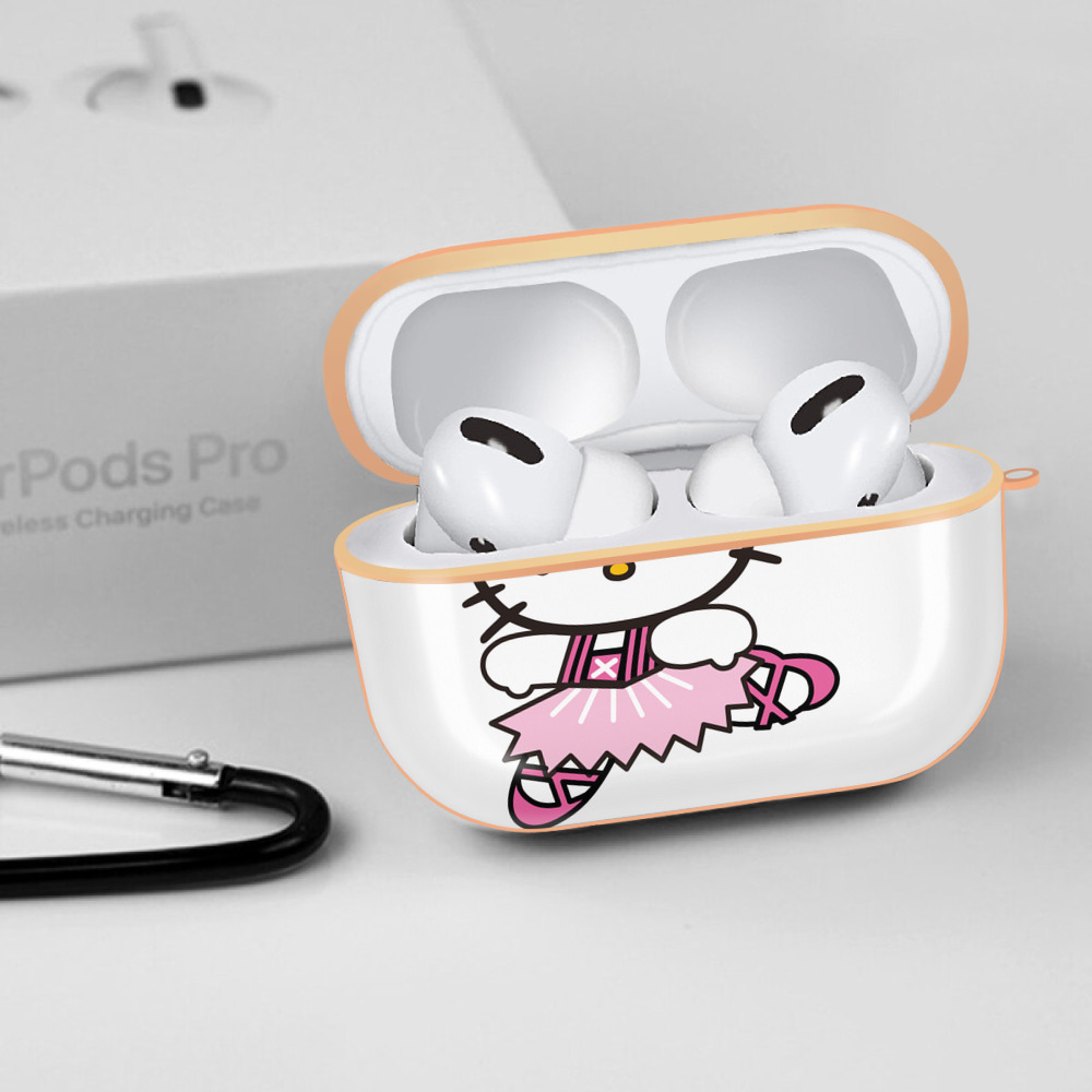 Hello Kitty ハローキティ 【AirPods Pro用】ハードシェル保護ケース｜耐衝撃・防指紋・カラビナ付き商品仕様