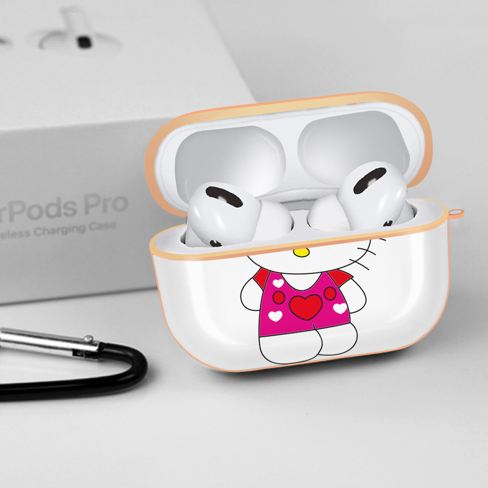 Hello Kitty ハローキティ 【AirPods Pro用】ハードシェル保護ケース｜耐衝撃・防指紋・カラビナ付き商品仕様