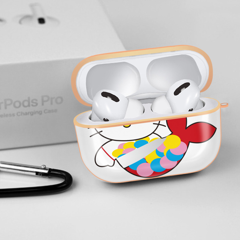 Hello Kitty ハローキティ 【AirPods Pro用】ハードシェル保護ケース｜耐衝撃・防指紋・カラビナ付き商品仕様
