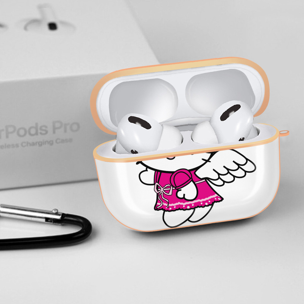 Hello Kitty ハローキティ 【AirPods Pro用】ハードシェル保護ケース｜耐衝撃・防指紋・カラビナ付き商品仕様
