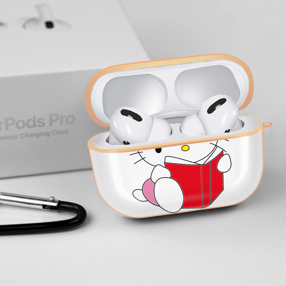 Hello Kitty ハローキティ 【AirPods Pro用】ハードシェル保護ケース｜耐衝撃・防指紋・カラビナ付き商品仕様
