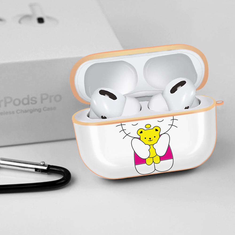 Hello Kitty ハローキティ 【AirPods Pro用】ハードシェル保護ケース｜耐衝撃・防指紋・カラビナ付き商品仕様