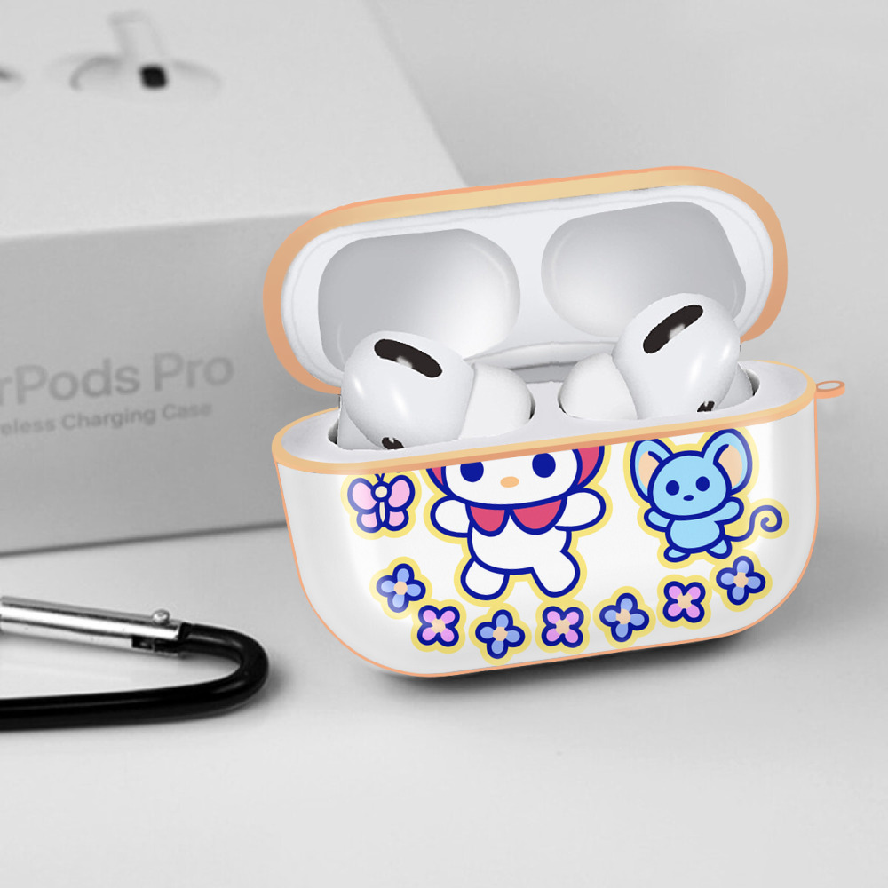 Hello Kitty ハローキティ 【AirPods Pro用】ハードシェル保護ケース｜耐衝撃・防指紋・カラビナ付き商品仕様