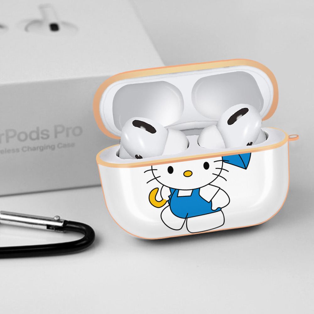 Hello Kitty ハローキティ 【AirPods Pro用】ハードシェル保護ケース｜耐衝撃・防指紋・カラビナ付き商品仕様