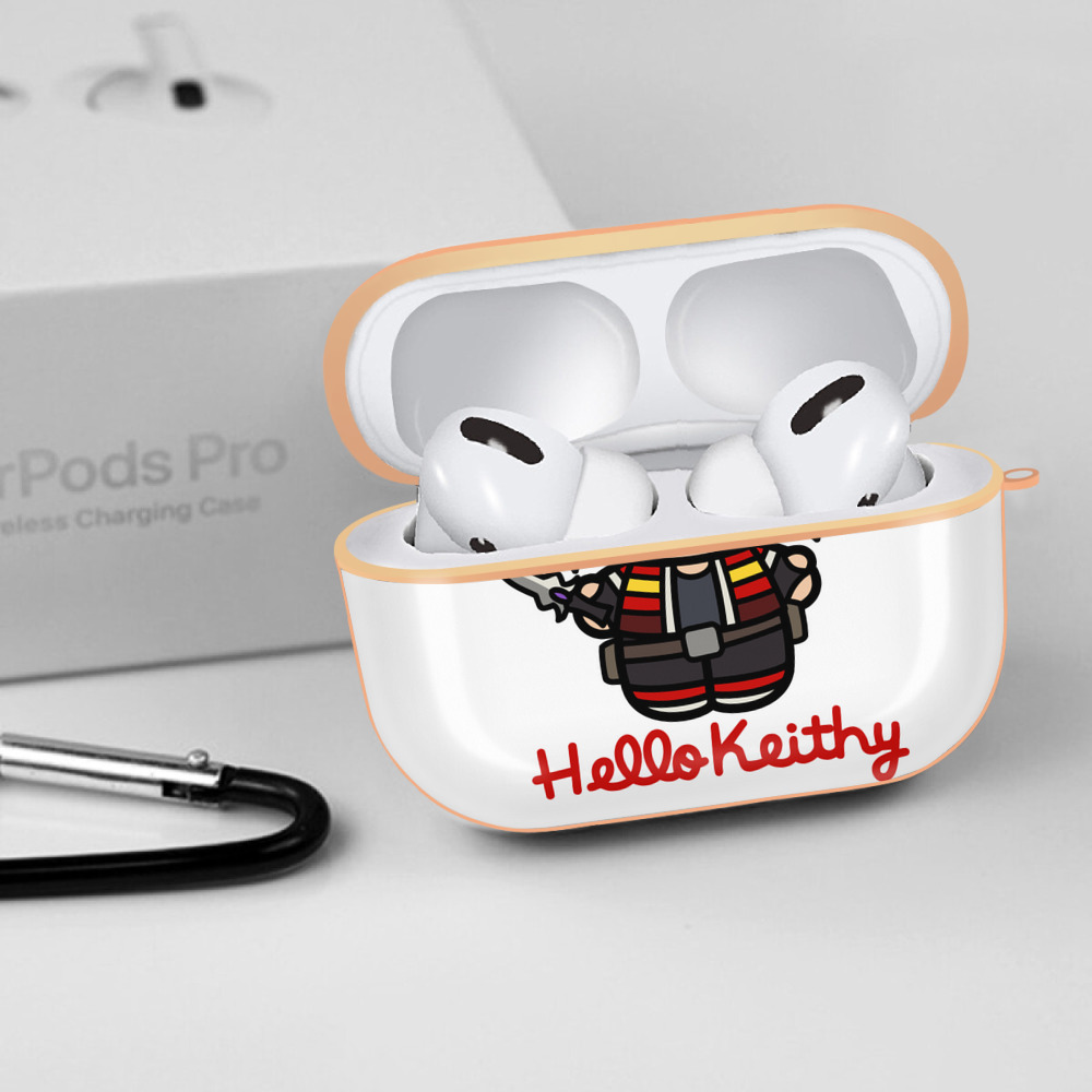 Hello Kitty ハローキティ 【AirPods Pro用】ハードシェル保護ケース｜耐衝撃・防指紋・カラビナ付き商品仕様