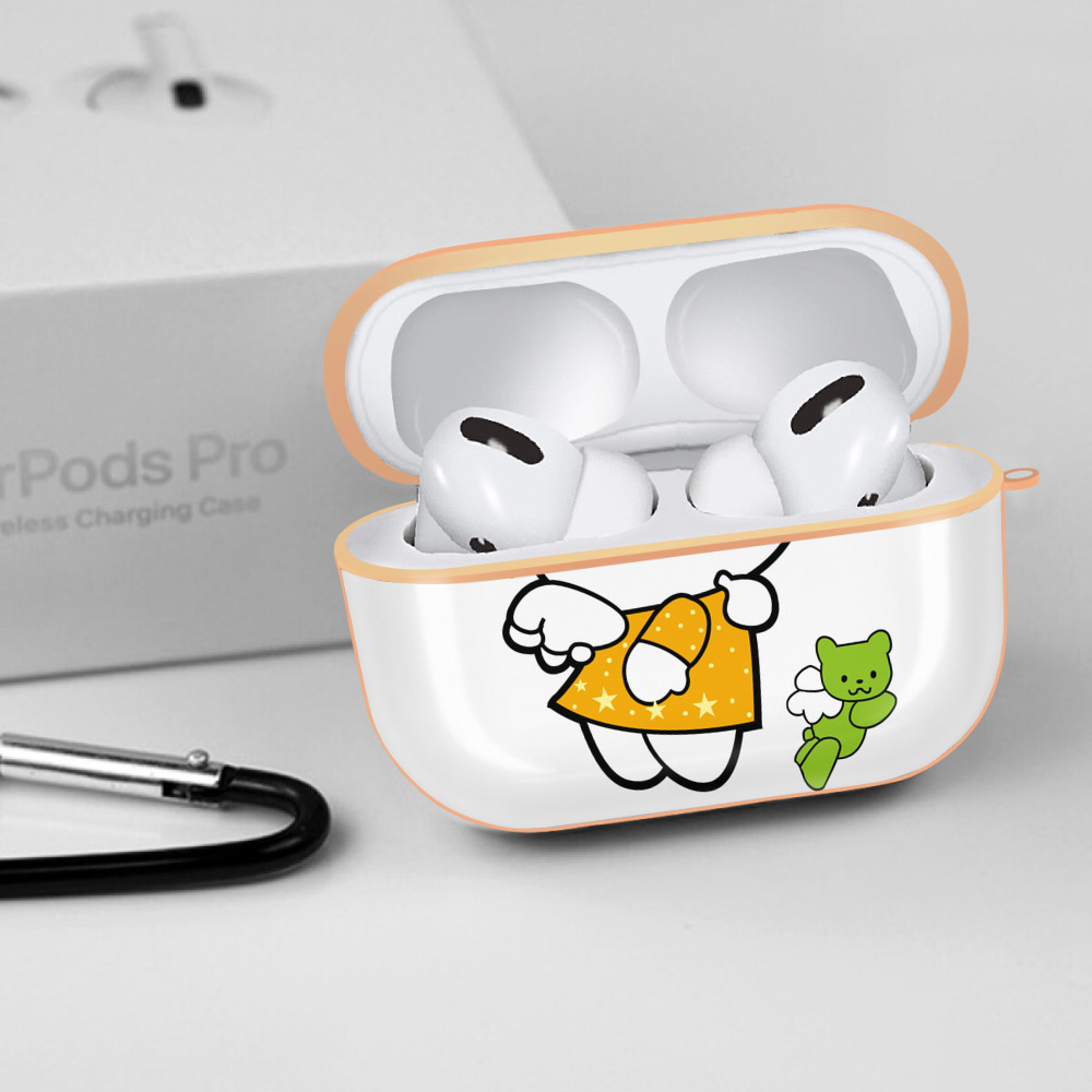 Hello Kitty ハローキティ 【AirPods Pro用】ハードシェル保護ケース｜耐衝撃・防指紋・カラビナ付き商品仕様