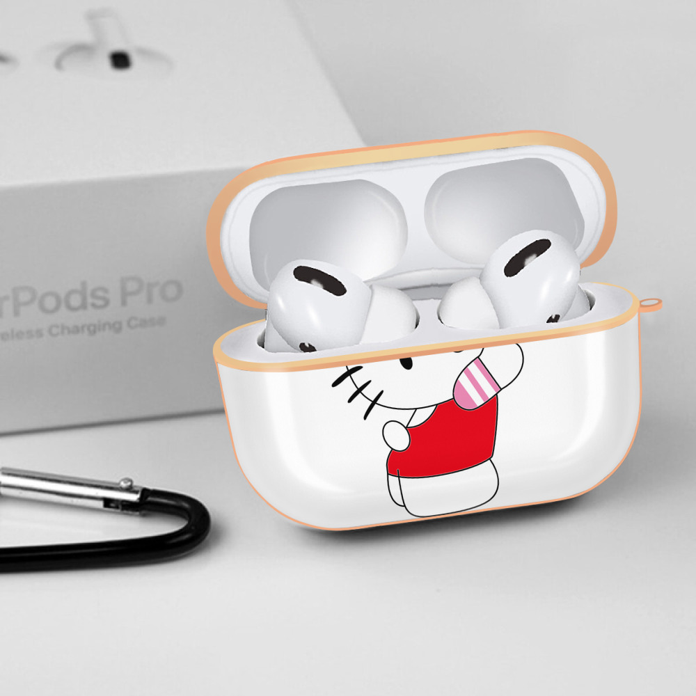 Hello Kitty ハローキティ 【AirPods Pro用】ハードシェル保護ケース｜耐衝撃・防指紋・カラビナ付き商品仕様