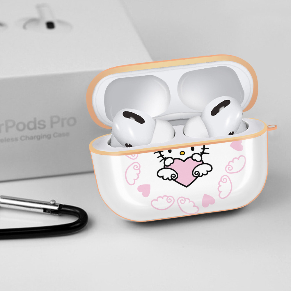 Hello Kitty ハローキティ 【AirPods Pro用】ハードシェル保護ケース｜耐衝撃・防指紋・カラビナ付き商品仕様