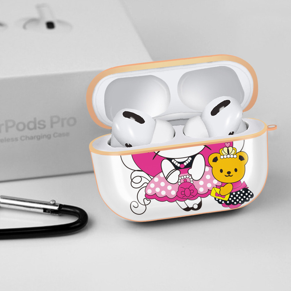 Hello Kitty ハローキティ 【AirPods Pro用】ハードシェル保護ケース｜耐衝撃・防指紋・カラビナ付き商品仕様