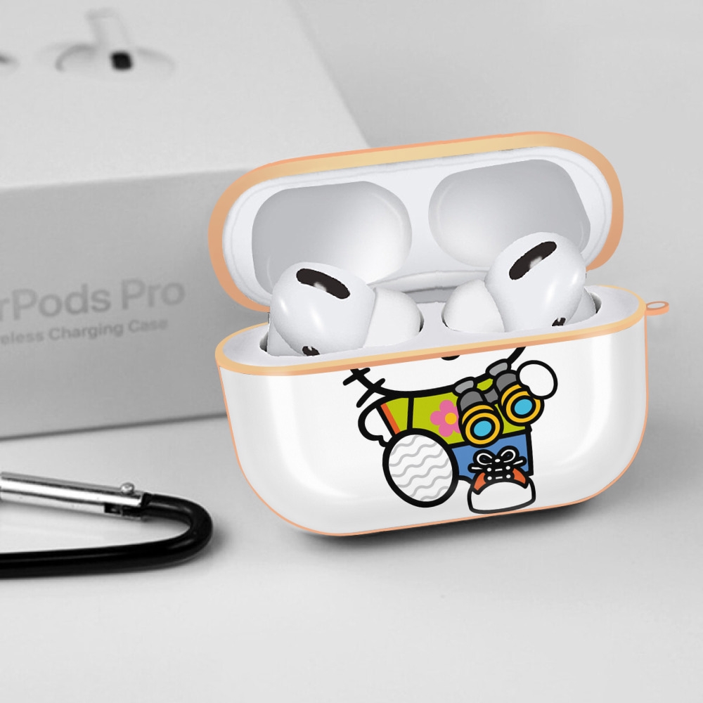 Hello Kitty ハローキティ 【AirPods Pro用】ハードシェル保護ケース｜耐衝撃・防指紋・カラビナ付き商品仕様