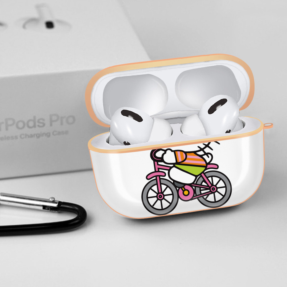 Hello Kitty ハローキティ 【AirPods Pro用】ハードシェル保護ケース｜耐衝撃・防指紋・カラビナ付き商品仕様