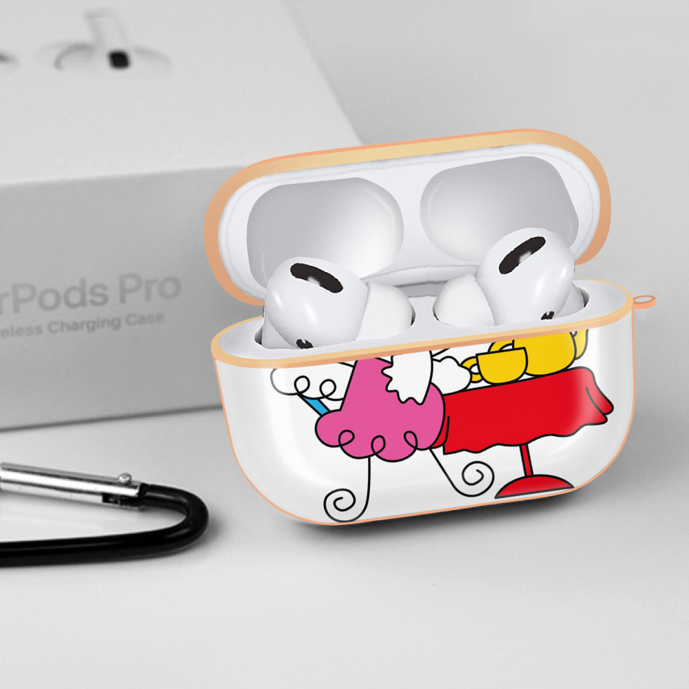 Hello Kitty ハローキティ 【AirPods Pro用】ハードシェル保護ケース｜耐衝撃・防指紋・カラビナ付き商品仕様