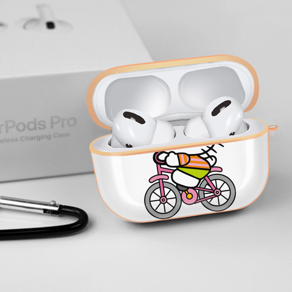 Hello Kitty ハローキティ 【AirPods Pro用】ハードシェル保護ケース｜耐衝撃・防指紋・カラビナ付き商品仕様