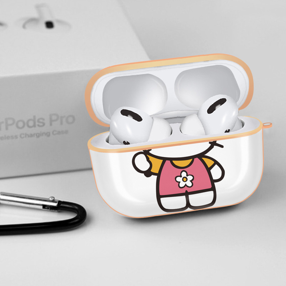 Hello Kitty ハローキティ 【AirPods Pro用】ハードシェル保護ケース｜耐衝撃・防指紋・カラビナ付き商品仕様
