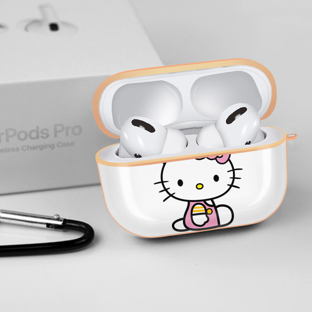 Hello Kitty ハローキティ 【AirPods Pro用】ハードシェル保護ケース｜耐衝撃・防指紋・カラビナ付き商品仕様