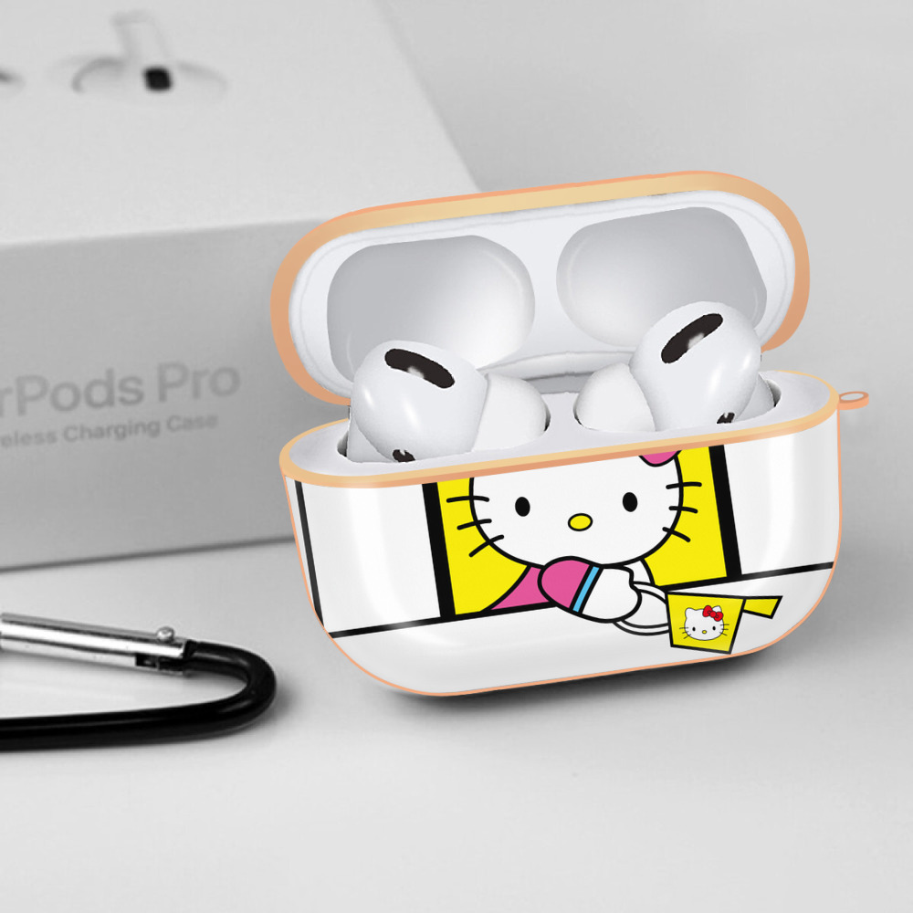 Hello Kitty ハローキティ 【AirPods Pro用】ハードシェル保護ケース｜耐衝撃・防指紋・カラビナ付き商品仕様