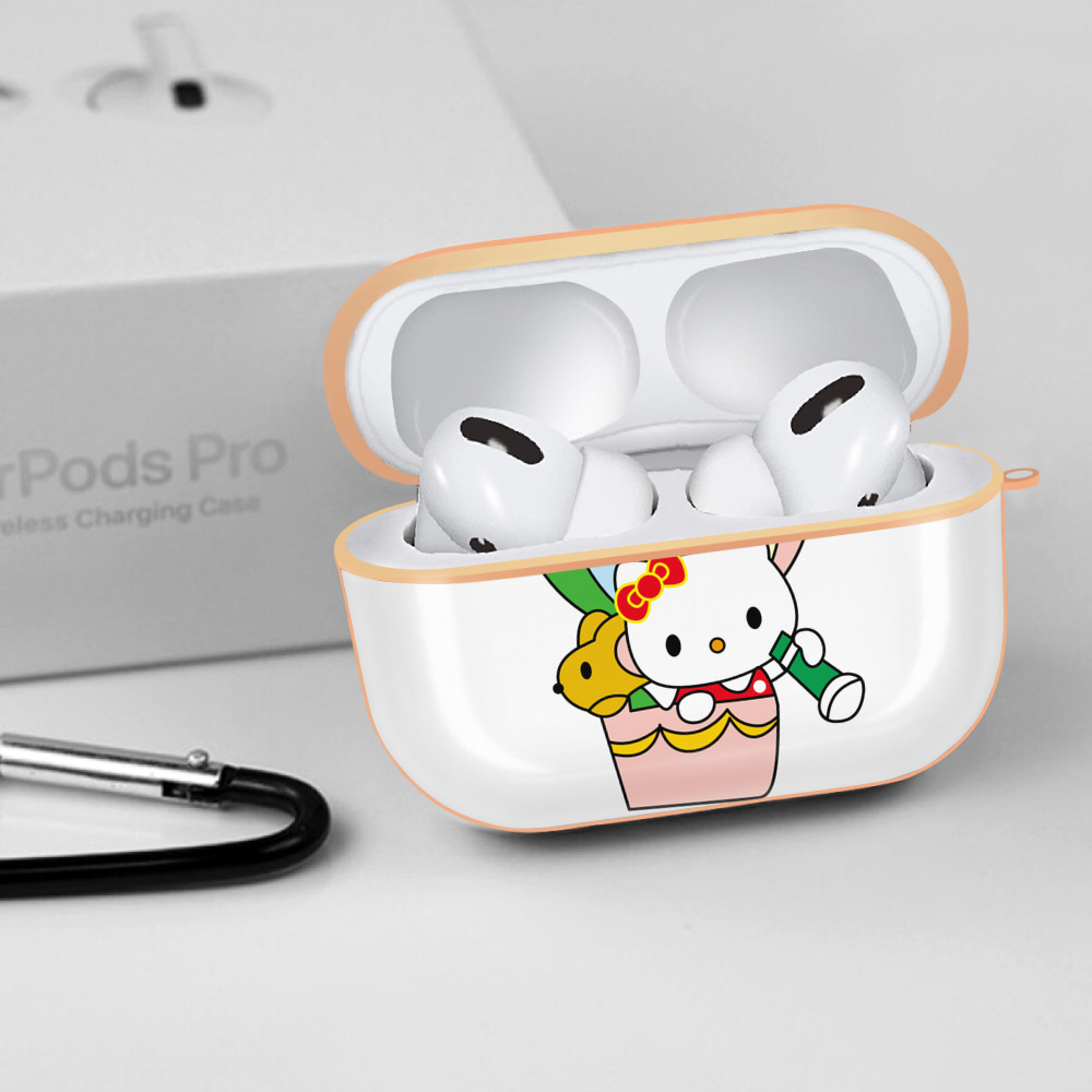 Hello Kitty ハローキティ 【AirPods Pro用】ハードシェル保護ケース｜耐衝撃・防指紋・カラビナ付き商品仕様