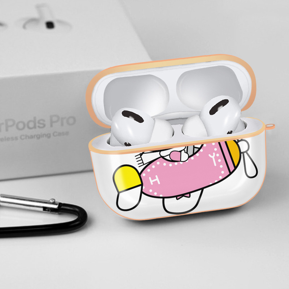 Hello Kitty ハローキティ 【AirPods Pro用】ハードシェル保護ケース｜耐衝撃・防指紋・カラビナ付き商品仕様