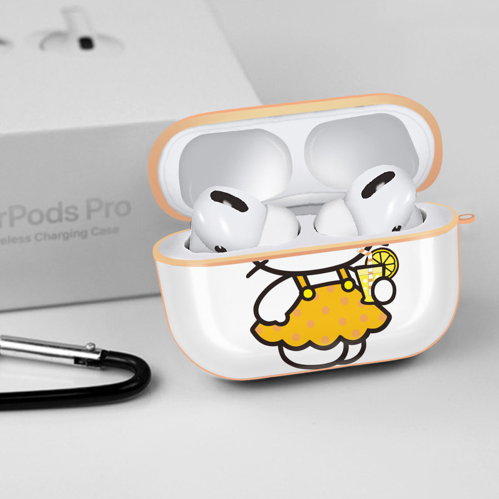 Hello Kitty ハローキティ 【AirPods Pro用】ハードシェル保護ケース｜耐衝撃・防指紋・カラビナ付き商品仕様
