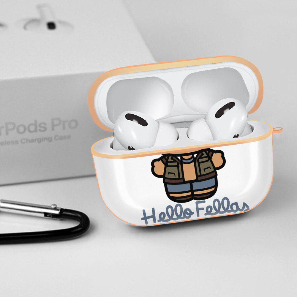 Hello Kitty ハローキティ 【AirPods Pro用】ハードシェル保護ケース｜耐衝撃・防指紋・カラビナ付き商品仕様