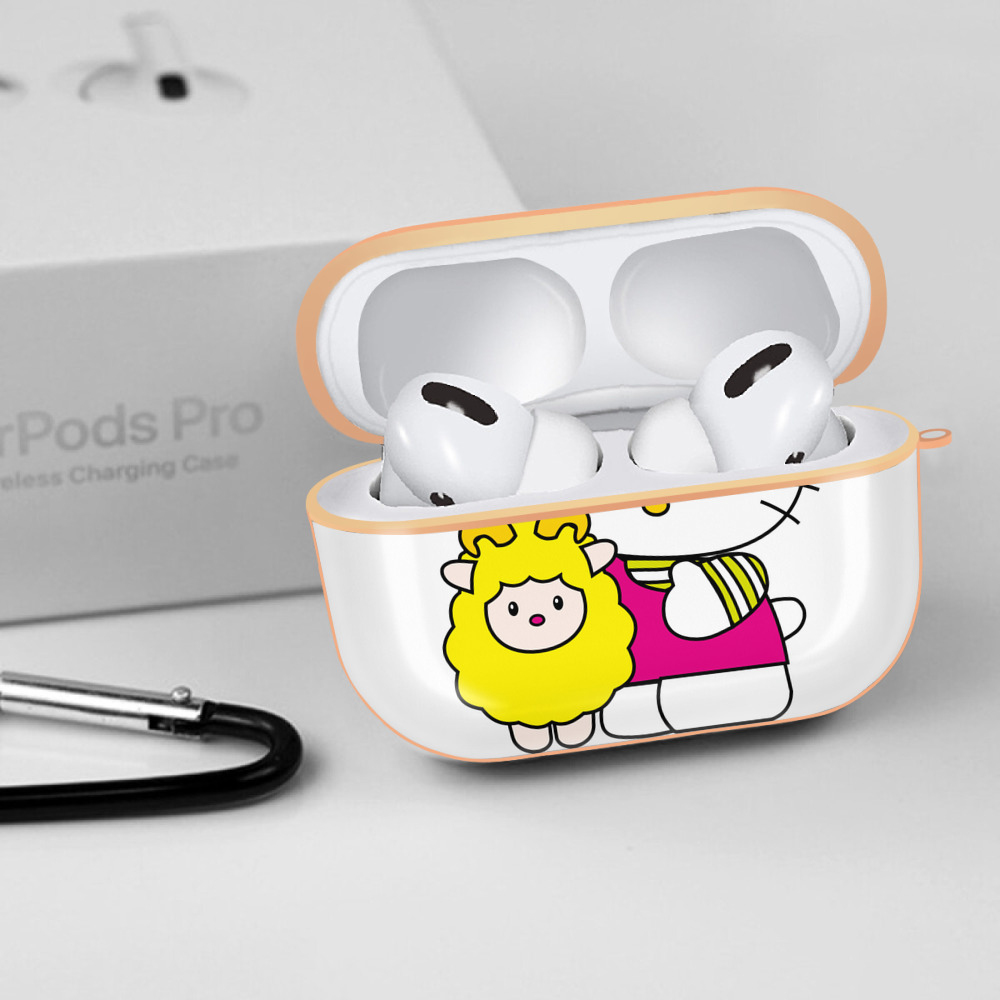 Hello Kitty ハローキティ 【AirPods Pro用】ハードシェル保護ケース｜耐衝撃・防指紋・カラビナ付き商品仕様