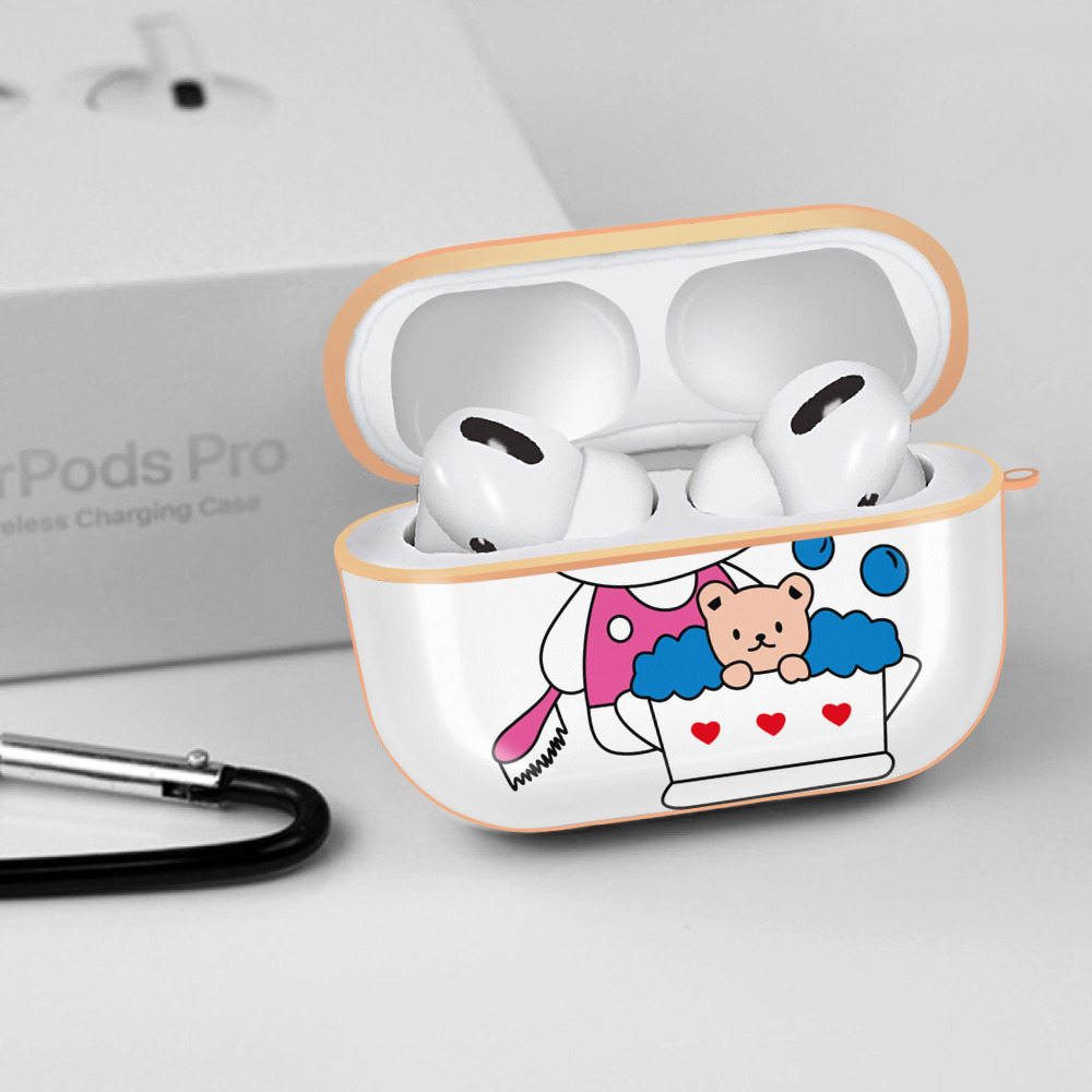Hello Kitty ハローキティ 【AirPods Pro用】ハードシェル保護ケース｜耐衝撃・防指紋・カラビナ付き商品仕様