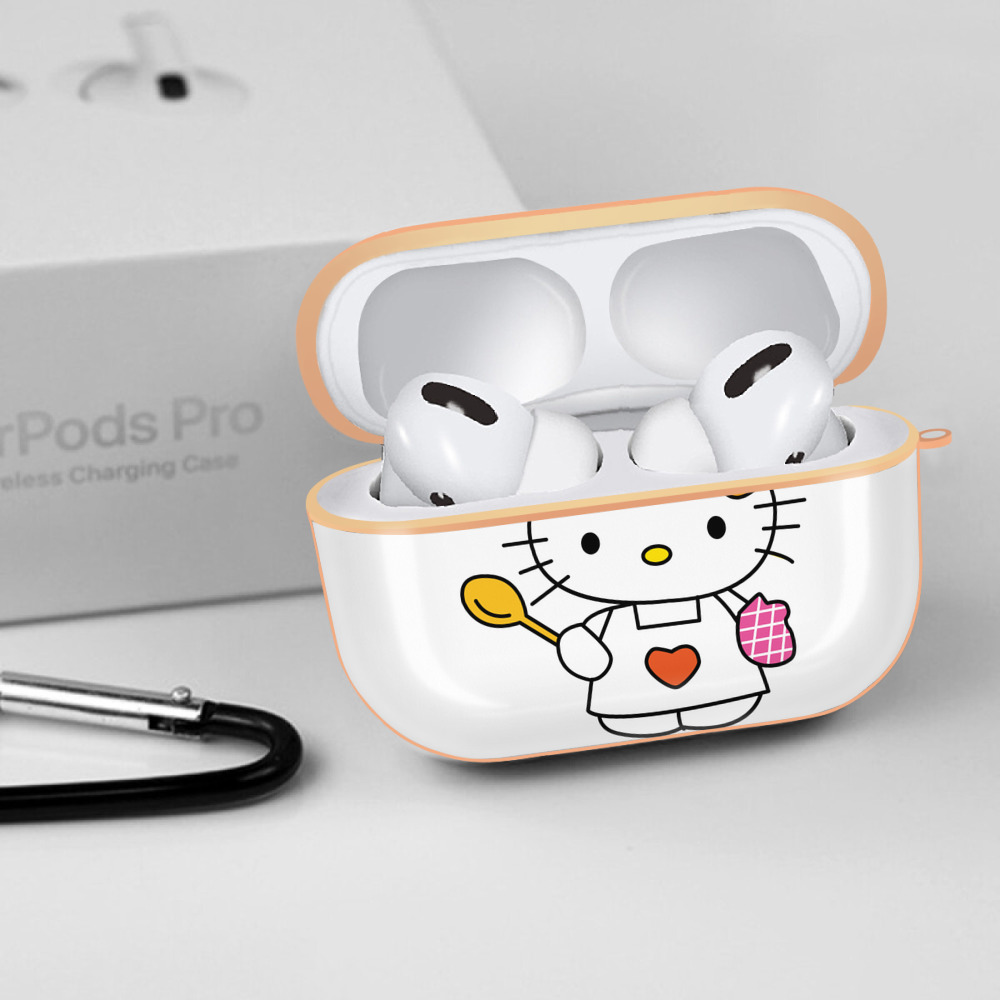 Hello Kitty ハローキティ 【AirPods Pro用】ハードシェル保護ケース｜耐衝撃・防指紋・カラビナ付き商品仕様