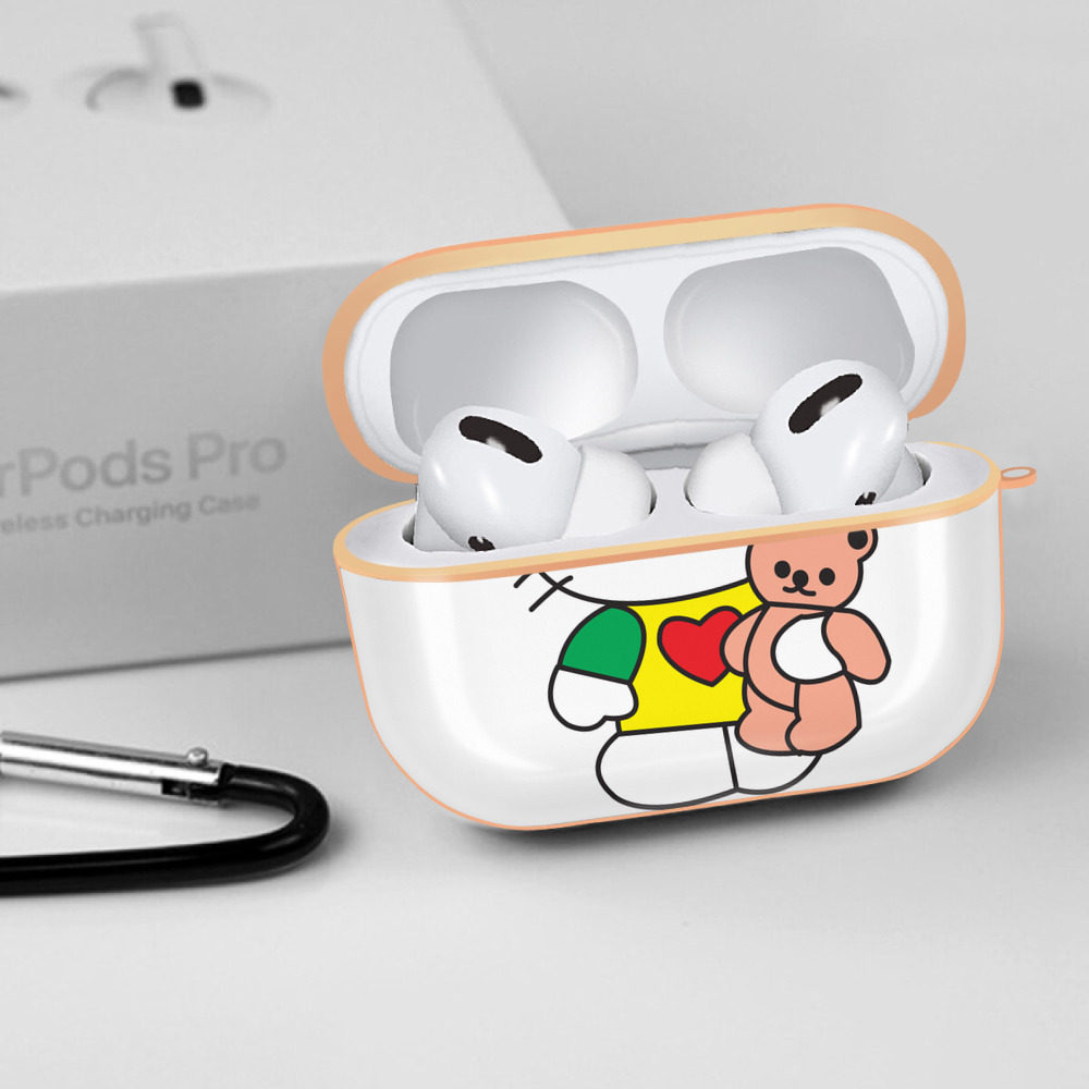 Hello Kitty ハローキティ 【AirPods Pro用】ハードシェル保護ケース｜耐衝撃・防指紋・カラビナ付き商品仕様
