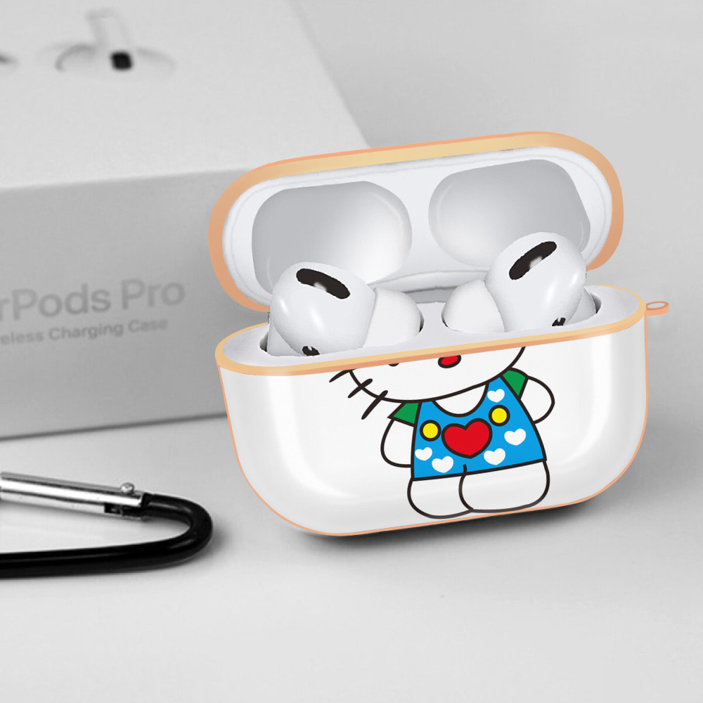 Hello Kitty ハローキティ 【AirPods Pro用】ハードシェル保護ケース｜耐衝撃・防指紋・カラビナ付き商品仕様