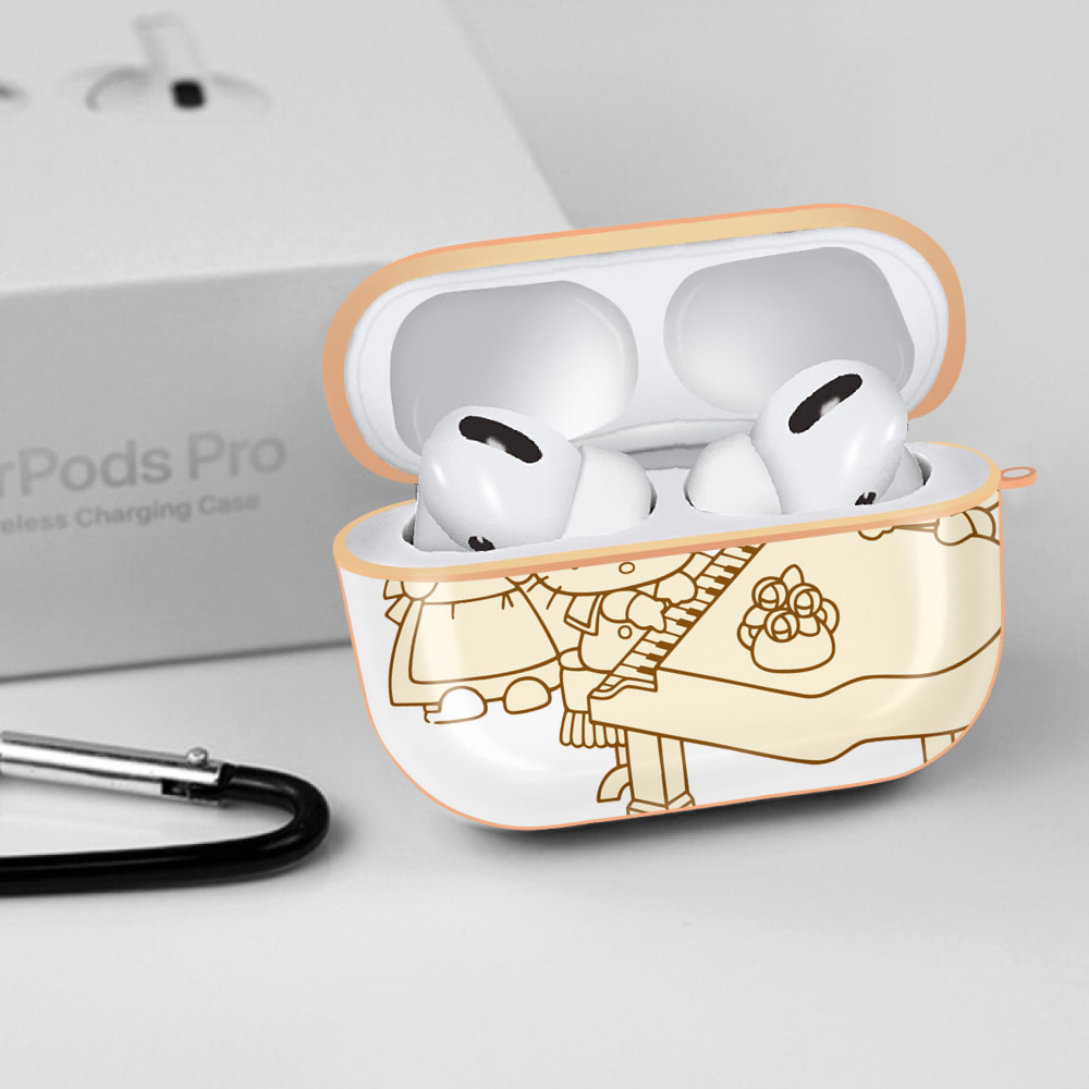 Hello Kitty ハローキティ 【AirPods Pro用】ハードシェル保護ケース｜耐衝撃・防指紋・カラビナ付き商品仕様