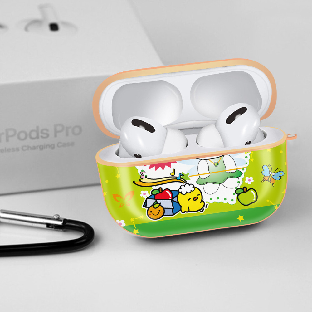 Hello Kitty ハローキティ 【AirPods Pro用】ハードシェル保護ケース｜耐衝撃・防指紋・カラビナ付き商品仕様