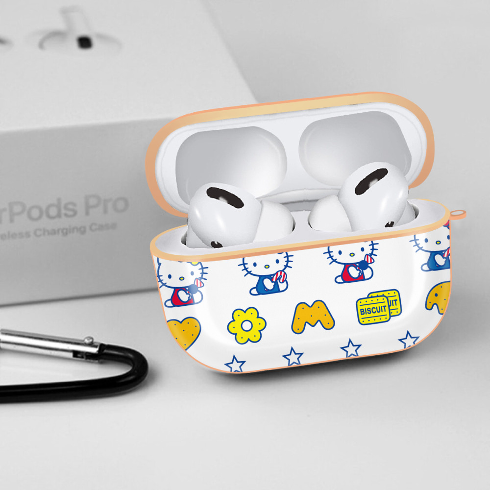 Hello Kitty ハローキティ 【AirPods Pro用】ハードシェル保護ケース｜耐衝撃・防指紋・カラビナ付き商品仕様