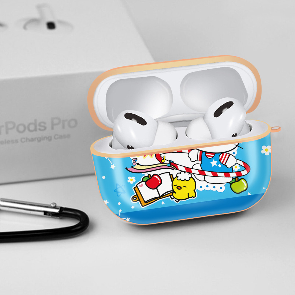 Hello Kitty ハローキティ 【AirPods Pro用】ハードシェル保護ケース｜耐衝撃・防指紋・カラビナ付き商品仕様